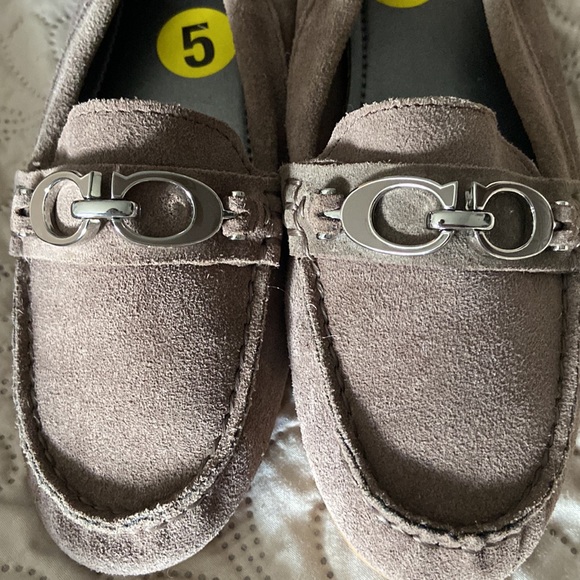 Coach Other - NWT Coach brown loafers/ flats shoes big girl youth size 5 womens size 7